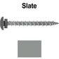 10 x 2" LOW PROFILE Star Head Roofing Screws - HI-LO Thread - Metal To Wood - T25 Torx Drive Head - EPDM washer.