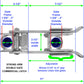 Strong Arm Double Gate Latch - Galvanized - Latches Two Gates Together without the Need of a Drop Rod