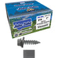 #14 x 1"  Metal ROOFING SCREWS - Hex Washer Head - Self starting/self tapping - EPDM washer. Colored head.