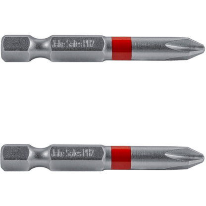 Phillips Driver Bits - with 1/4" Quick Change Shank