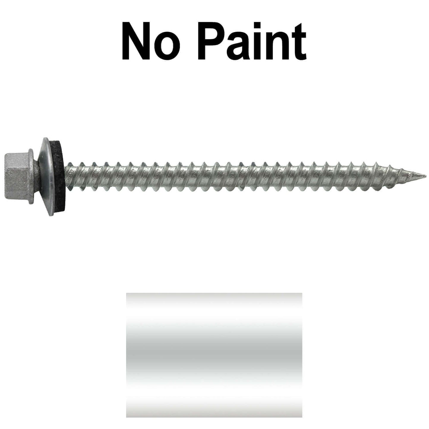 9 x 2-1/2" Stainless Steel Metal Roofing Screws (250) Hex head sheet metal roofing screw. Self-Piercing (SP) tip metal to wood siding screws EPDM washer. All colors are Special Order