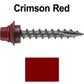 12 X 1-1/2" Metal Roofing Screws For OSB and Plywood - Galvanized Metal to Wood Type 17 Tip - 1/4" Hex Head - Assembled EPDM Washer