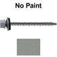 #10 x 3" Mini Driller Sheet Metal Roofing Screw - Hex Washer Head -  Self starting metal to wood siding screws. EPDM washer. Colored head.