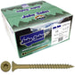 #8 x 3/4" - 2" Bronze Exterior Coated Wood Screw Torx/Star Drive Head - Multipurpose Exterior Coated Torx/Star Drive Wood Screws
