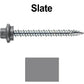 10 x 2” - STAINLESS HEX / ZINC Sheet Metal Roof Screw. Self starting metal to wood siding screws. EPDM washer. Colored head.
