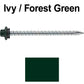 10 x 3” - STAINLESS HEX / ZINC Sheet Metal Roof Screw. Self starting metal to wood siding screws. EPDM washer. Colored head.