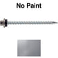 10 x 3” - STAINLESS HEX / ZINC Sheet Metal Roof Screw. Self starting metal to wood siding screws. EPDM washer. Colored head.