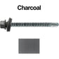 #12 X 3" Metal to Metal Type #3 Roofing Screws - Hex Washer Head - Self starting/self tapping - 5/8" EPDM washer. Colored head.