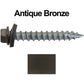 #14 x 1-1/2" Metal ROOFING SCREWS(250) Screws Hex Washer Head Sheet Metal Roof Screw. Self starting/self tapping metal to wood with EPDM washer. Colored head. For corrugated roofing
