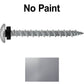 10 x 2" LOW PROFILE Star Head Roofing Screws - HI-LO Thread - Metal To Wood - T25 Torx Drive Head - EPDM washer.