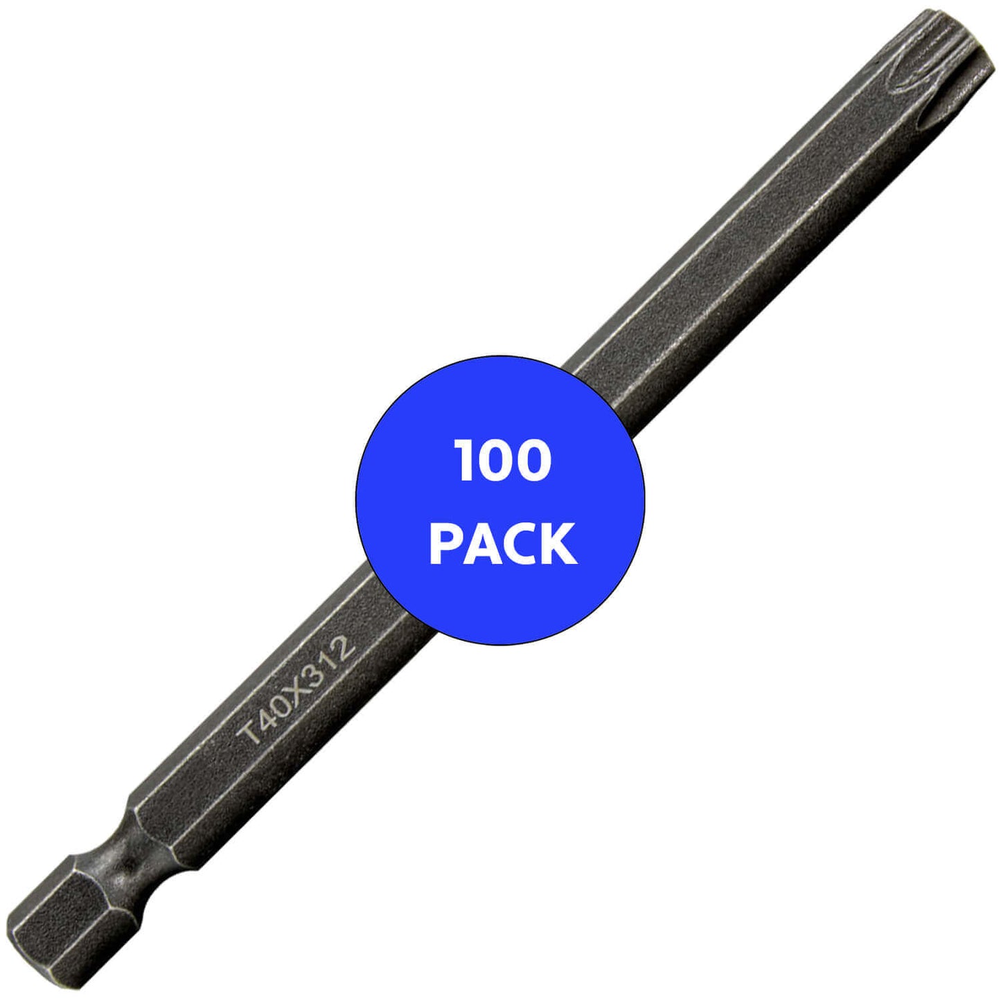 T40 (T-40) Torx/Star Driver Bit - Color Coded T40 Torx/Star Drive Bit for Screws and Fasteners Requiring T40 (T-40) Size Bits