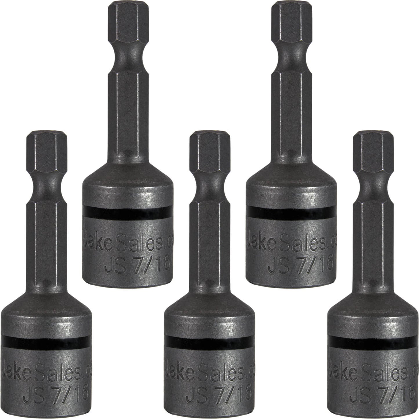 Magnetic Hex Head Driver Bits w/Quick Change Shank - Used for Installing Screws, Nuts, Bolts, etc. - Commonly Used for Metal Roofing Screws