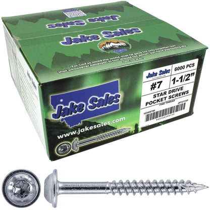 Star Screw - T-20 Torx Pocket Hole Screws for Cabinetry