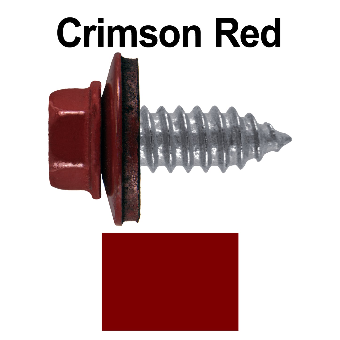 17 x 3/4" Metal Roofing Screws - Metal Panel to Metal Purlins and Recovery Screws - Hex Washer Head - EPDM washer.