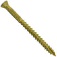 #9 Bronze Star Trim Head Wood Screw Torx/Star Drive Head - Multipurpose Exterior Coated Torx/Star Drive Wood Screws