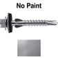 12 X 1-1/2" PFP STAINLESS STEEL Fastener - 1/4" Washer Hex Head - #3 Drill Point Tip -  For Polycarbonite, Fiberglass and PVC sheeting. Colored head.