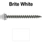 12 X 2-1/2" Metal Roofing Screws For OSB and Plywood - Galvanized Metal to Wood Type 17 Tip - 1/4" Hex Head - Assembled EPDM Washer