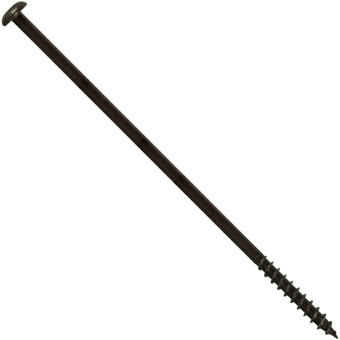 #14 x 7" Ceramic Coated Torx/Star Drive Gutter Screws -  For Fastening Gutters to Wood - Torx/Star T-30 Drive Head