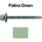 #12 X 3" Metal to Metal Type #3 Roofing Screws - Hex Washer Head - Self starting/self tapping - 5/8" EPDM washer. Colored head.