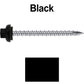 10 X 2-1/2" HI-LO Zinc Aluminum Cap Metal Roofing Screws - Hex Washer Head - Self starting/self tapping - EPDM washer. Colored head.