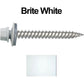 12 x 2"  Stainless Steel Metal Roofing Screw - Hex ReGrip Washer Head - Self starting/self tapping - EPDM washer. Colored head.