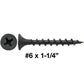Gray Phosphate Coarse Thread Drywall Screws - Drywall, Gypsum board, Sheet rock, Plasterboard Screws. Use for all purpose wood screws.