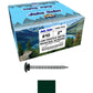10 x 2" LOW PROFILE Star Head Roofing Screws - HI-LO Thread - Metal To Wood - T25 Torx Drive Head - EPDM washer.
