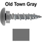 10 X 1" - LOW PROFILE Star Head Roofing Screws - HI-LO Thread - Metal To Wood - T25 Torx Drive Head - EPDM washer.