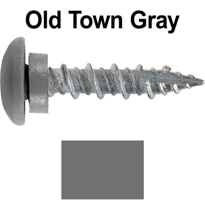 10 X 1" - LOW PROFILE Star Head Roofing Screws - HI-LO Thread - Metal To Wood - T25 Torx Drive Head - EPDM washer.