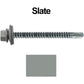 #12 X 3" Metal to Metal Type #3 Roofing Screws - Hex Washer Head - Self starting/self tapping - 5/8" EPDM washer. Colored head.