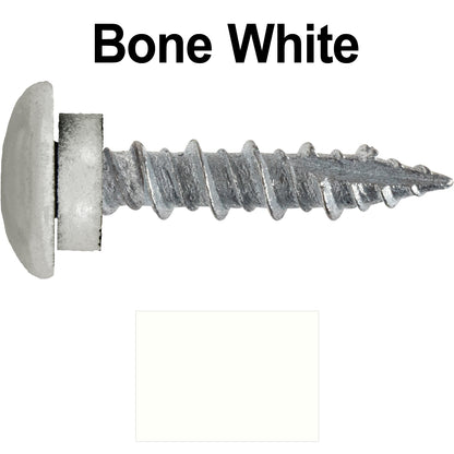 10 X 1" - LOW PROFILE Star Head Roofing Screws - HI-LO Thread - Metal To Wood - T25 Torx Drive Head - EPDM washer.