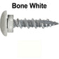 10 X 1" - LOW PROFILE Star Head Roofing Screws - HI-LO Thread - Metal To Wood - T25 Torx Drive Head - EPDM washer.