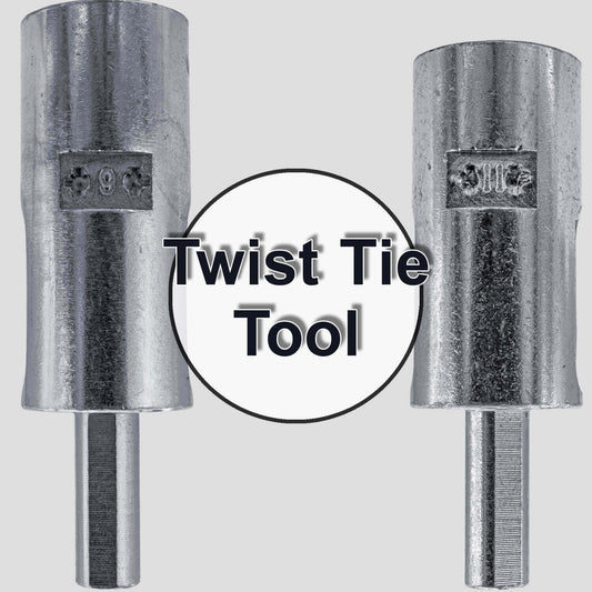 Twist Tie Tool for 9 and 11 Gauge Preformed Twist Tie Wires For Chain Link Fence Installation