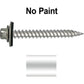 12 x 2"  Stainless Steel Metal Roofing Screw - Hex ReGrip Washer Head - Self starting/self tapping - EPDM washer. Colored head.