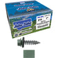 #14 x 1"  Metal ROOFING SCREWS - Hex Washer Head - Self starting/self tapping - EPDM washer. Colored head.
