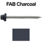 9 x 2-1/2" Stainless Steel Metal Roofing Screws (250) Hex head sheet metal roofing screw. Self-Piercing (SP) tip metal to wood siding screws EPDM washer. All colors are Special Order