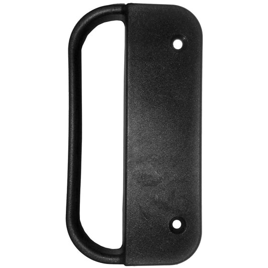 Universal NYLON GATE HANDLE -BLACK: Pull works with Wood, Metal, or Vinyl gates