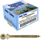 #10 x 2" - 6" Bronze Exterior Coated Wood Screw Torx/Star Drive Head - Multipurpose Exterior Coated Torx/Star Drive Wood Screws