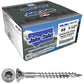 #8 Torx/Star Drive Head - 300 Grade Stainless Steel Torx/Star Drive Wood Screws - Silver Star Stainless Steel Wood Screw