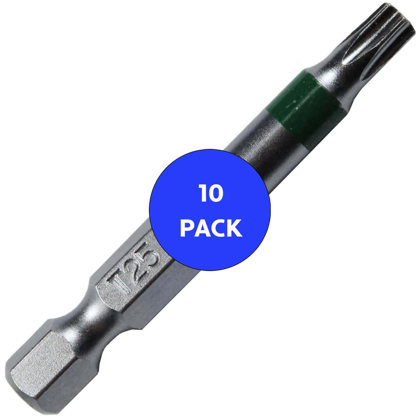 T25 (T-25) Torx/Star Driver Bit - Color Coded  Torx/Star Drive Quick Change Shank Bit for Screws and Fasteners Requiring T25 (T-25) Size Bits