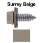 17 x 3/4" Metal Roofing Screws - Metal Panel to Metal Purlins and Recovery Screws - Hex Washer Head - EPDM washer.