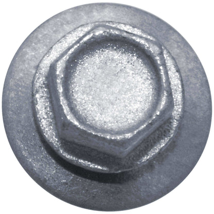 #10 x 1" Metal ROOFING SCREWS - Hex Washer Head - Self starting/self tapping - EPDM washer. Colored head.