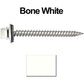 12 x 2-1/2" Stainless Steel Metal Roofing Screw - Hex Washer Head - Self starting/self tapping - EPDM washer. Colored head.