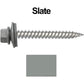 12 x 2"  Stainless Steel Metal Roofing Screw - Hex ReGrip Washer Head - Self starting/self tapping - EPDM washer. Colored head.