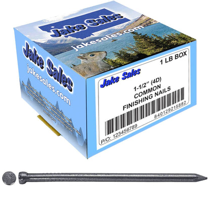 Finish Nails used for "finishing" projects and are non-structural in nature. Common uses for a finish nail are installing crown molding, baseboards, paneling and other projects