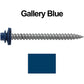 #12 x 2-1/2" RE-GRIP METAL ROOFING SCREWS - Hex Washer Head - Self starting/self tapping - EPDM washer. Colored head.