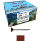 10 x 2" LOW PROFILE Star Head Roofing Screws - HI-LO Thread - Metal To Wood - T25 Torx Drive Head - EPDM washer.