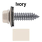 17 x 1"  Metal Roofing Screws - Metal Panel to Metal Purlins and Recovery Screws - Hex Washer Head - EPDM washer.