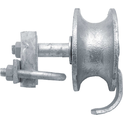 Chain Link Fence Rolling Gate Track Wheel - Steel and Nylon Options