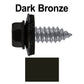 17 x 3/4" Metal Roofing Screws - Metal Panel to Metal Purlins and Recovery Screws - Hex Washer Head - EPDM washer.